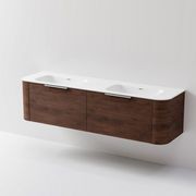 Nature 1800 Vanity | Double Inset Basin & Orchard Drawer Front gallery detail image