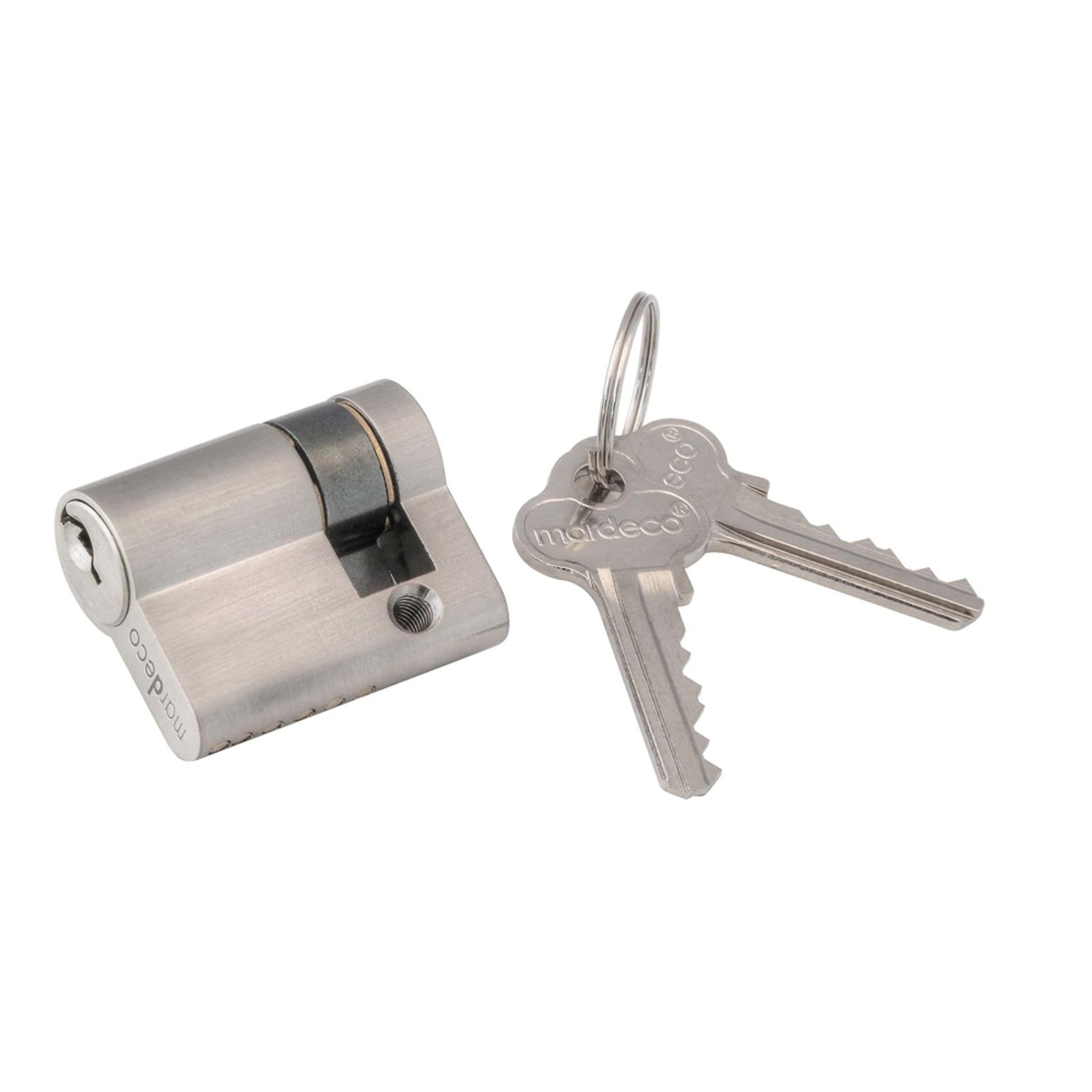 Mardeco 'M' Series C4 Euro Cylinder  5 Pin 39mm Brushed Nickel for BN8104/SET Euro Lock BN8500/39 gallery detail image