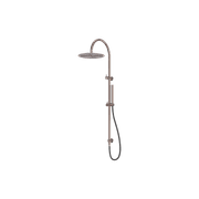 Zen SS316L Twin Shower & Outdoor Shower Hose | Brushed Bronze gallery detail image