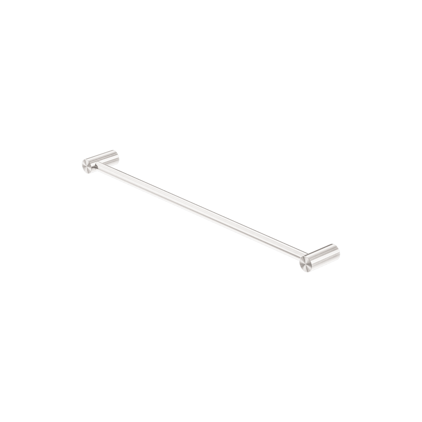 Zen SS316L Single Towel Rail 600mm | Brushed Nickel gallery detail image