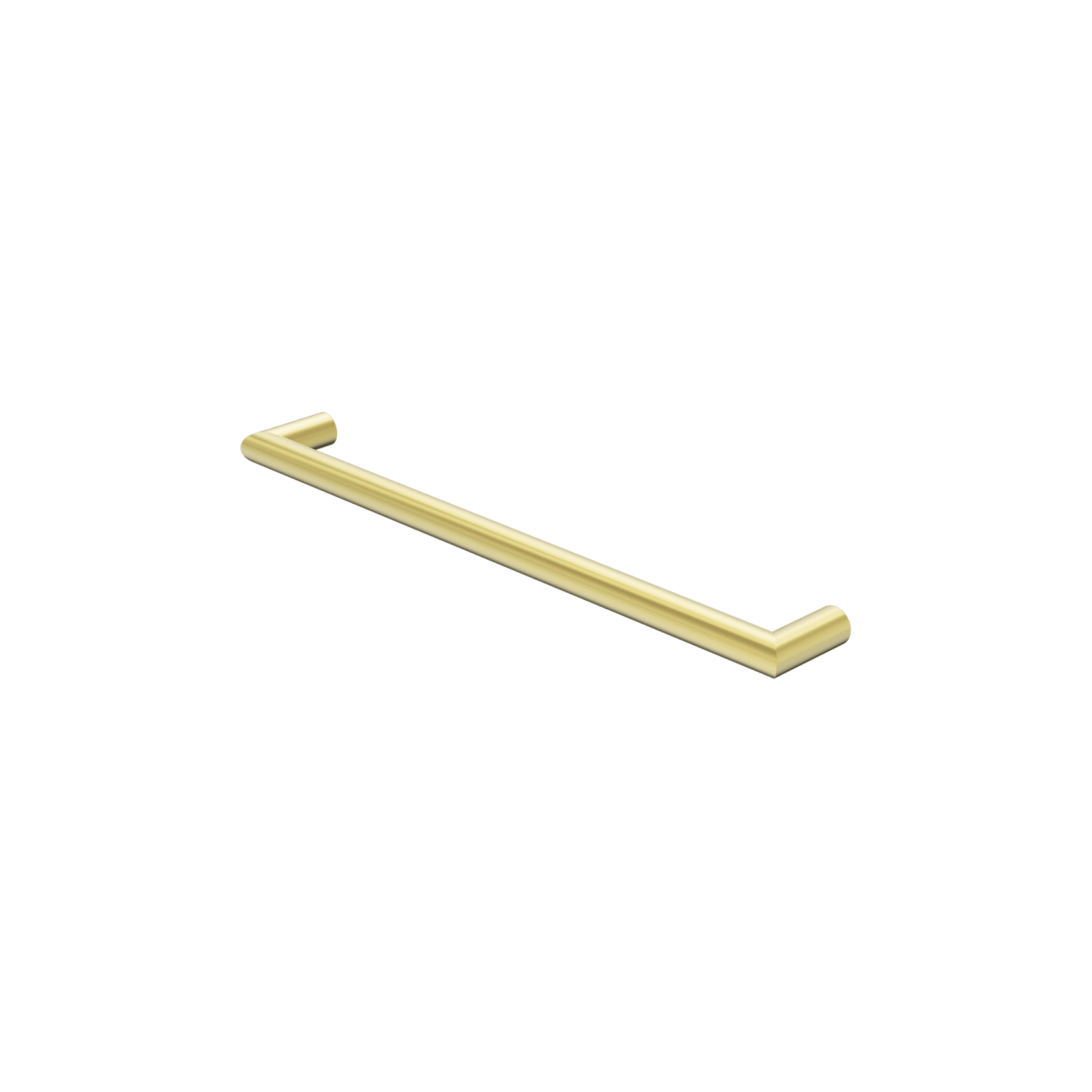 Mecca 240V Single Heated Towel Rail Brushed Gold gallery detail image