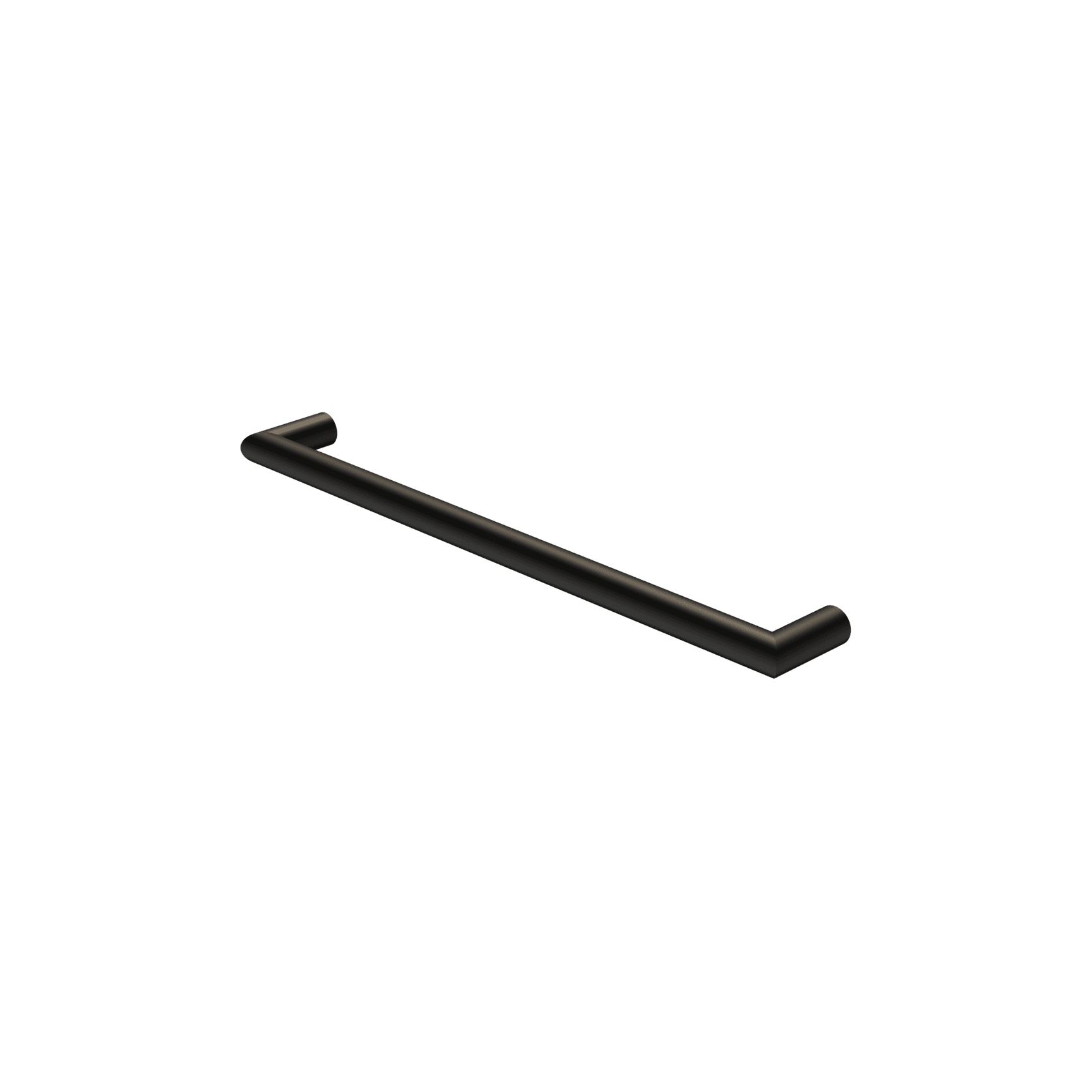 Mecca 240V Single Heated Towel Rail Matte Black gallery detail image
