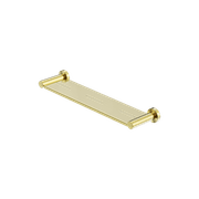 Mecca Metal Shower Shelf Brushed Gold gallery detail image