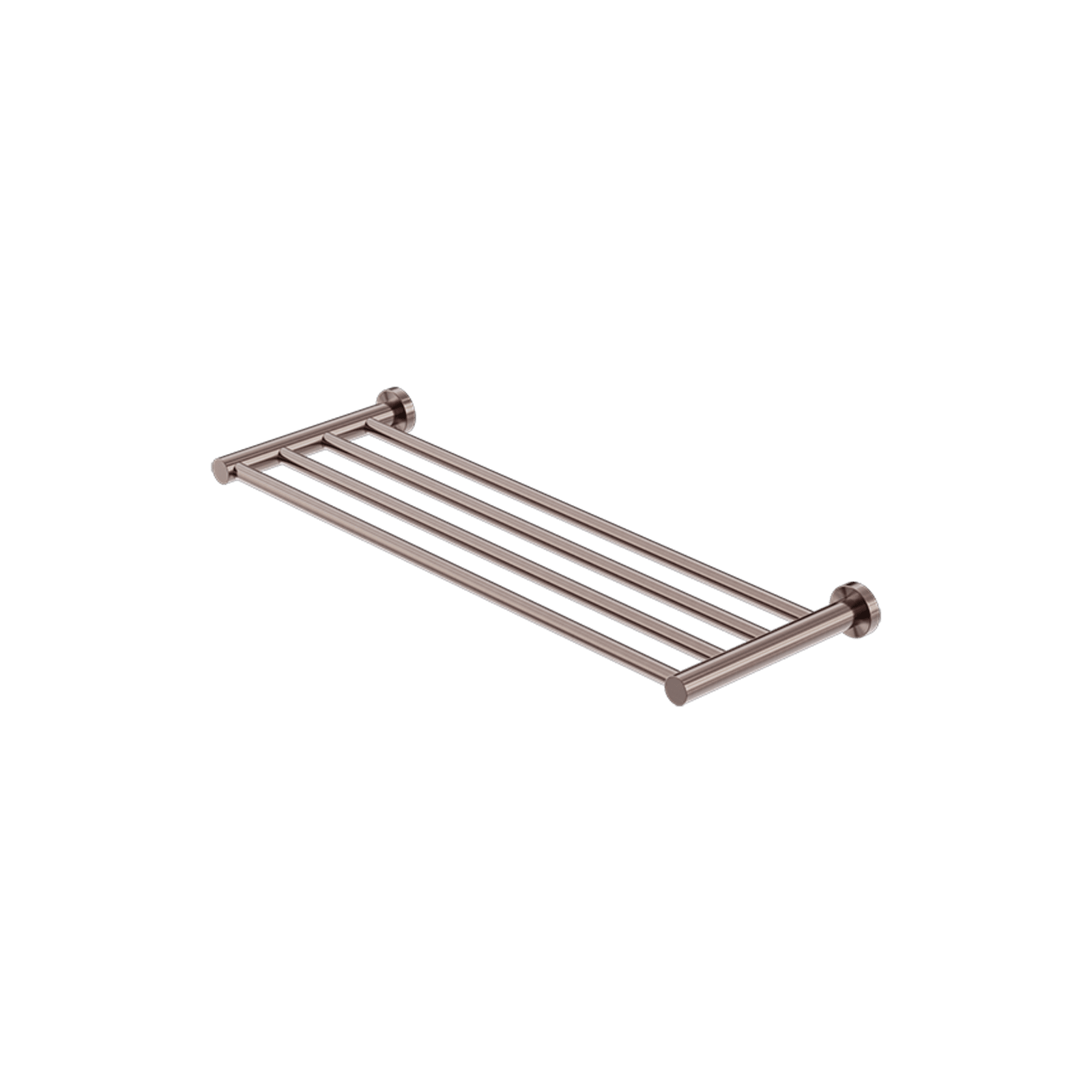 Mecca Towel Rack Brushed Bronze gallery detail image