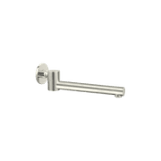Dolce Wall Mounted Swivel Bath Spout Only Brushed Nickel gallery detail image