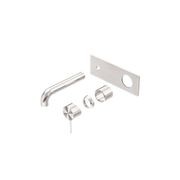 Mecca Wall Basin/Bath Mixer 230mm Trim Kits Only Brushed Nickel gallery detail image