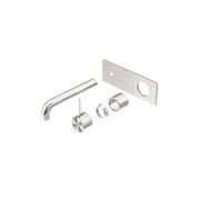 Mecca Wall Basin/Bath Mixer Handle Up 120mm Trim Kits Only Brushed Nickel gallery detail image