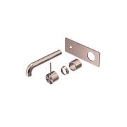 Mecca Wall Basin/Bath Mixer Handle Up 230mm Trim Kits Only Brushed Bronze gallery detail image