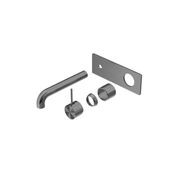 Mecca Wall Basin/Bath Mixer Handle Up 120mm Trim Kits Only Gun Metal gallery detail image