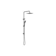 Square Project Twin Shower Gun Metal gallery detail image