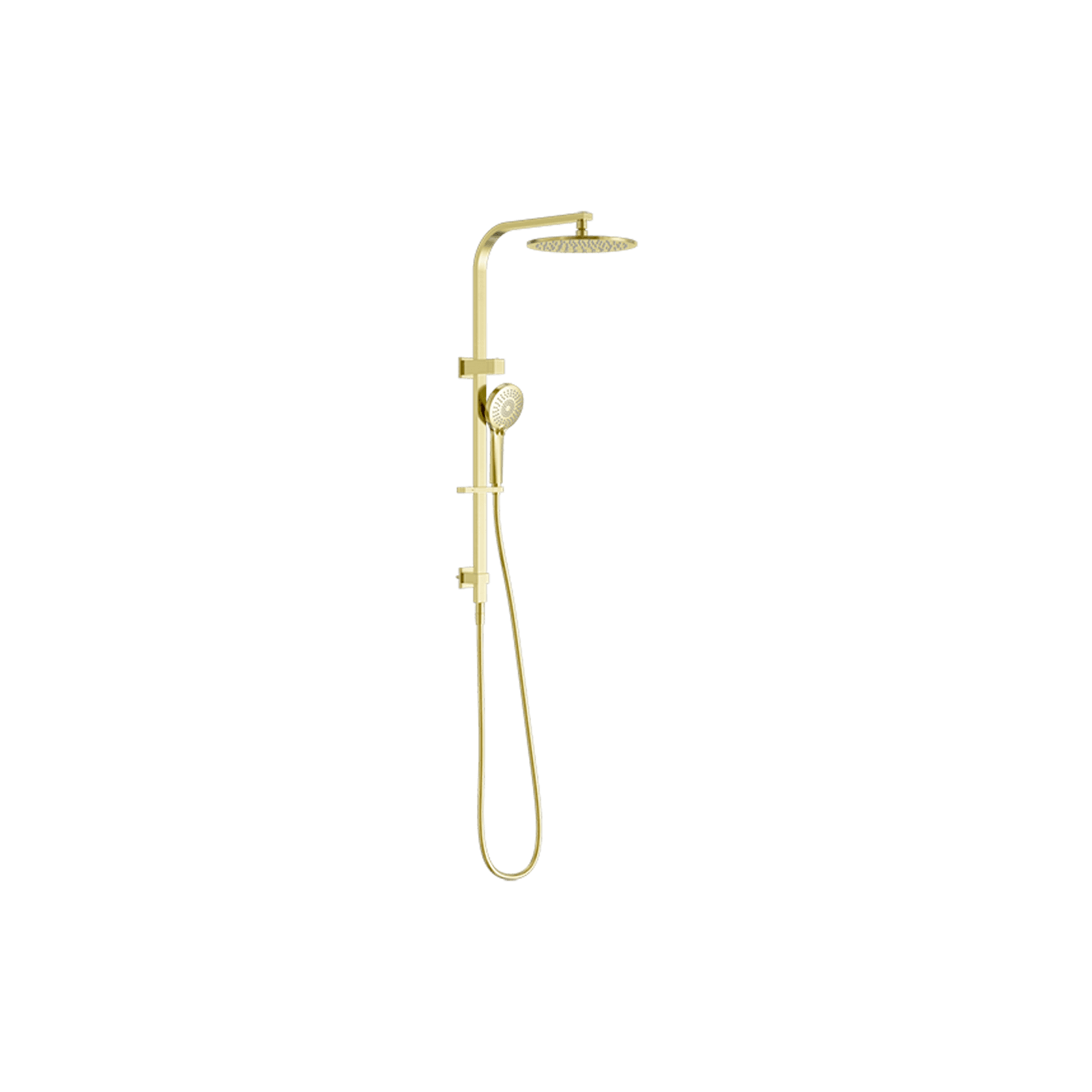Bianca Twin Shower | Brushed Gold gallery detail image