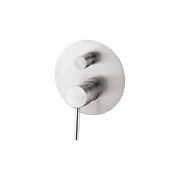 Dolce Shower Mixer With Diverter Brushed Nickel gallery detail image