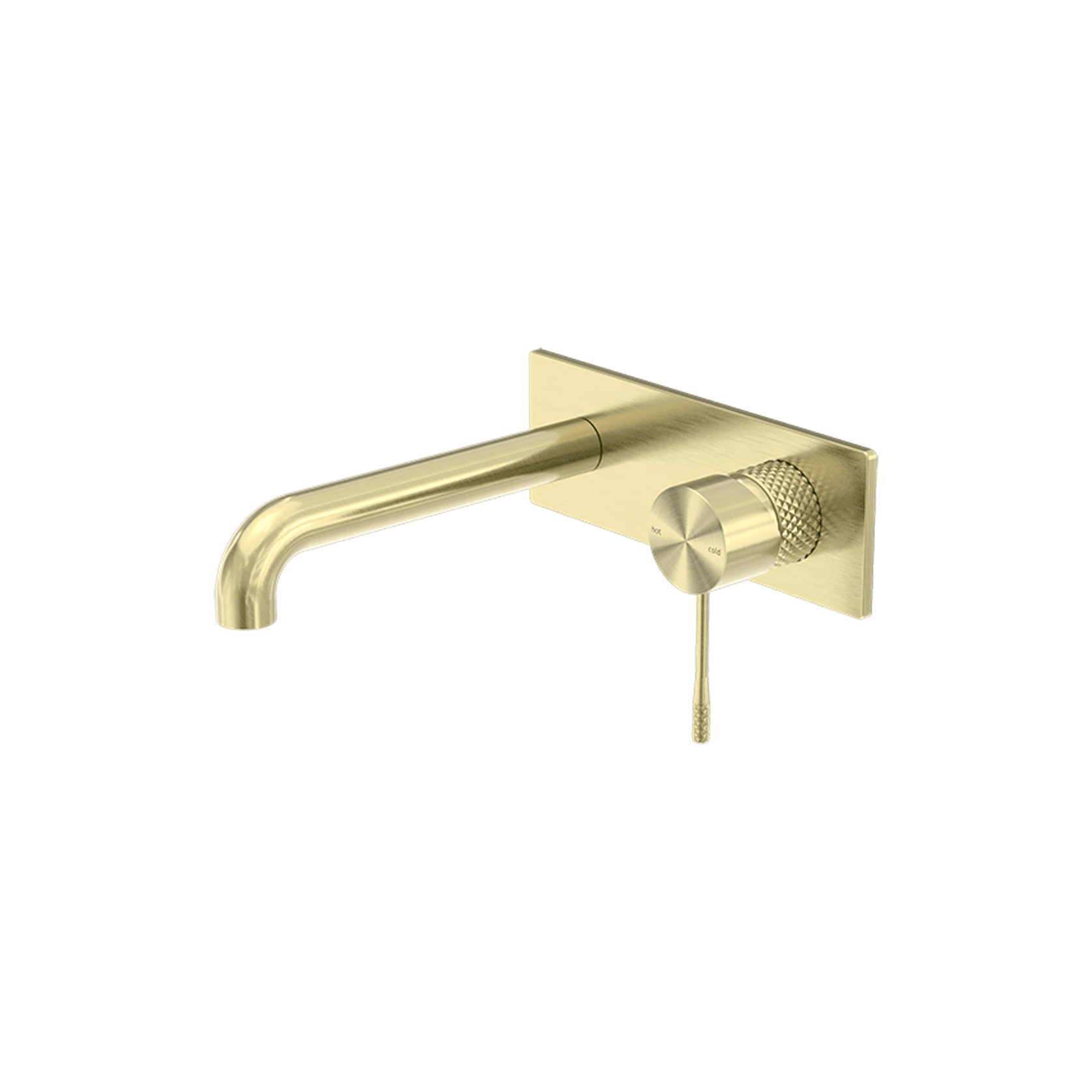 Opal Wall Basin/Bath Mixer 160mm Brushed Gold gallery detail image