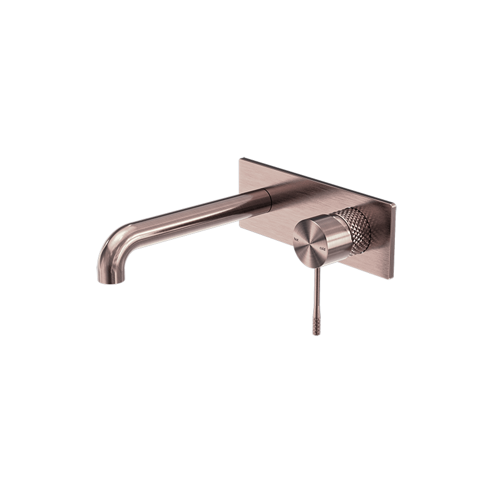 Opal Wall Basin/Bath Mixer 230mm Brushed Bronze gallery detail image