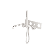 Opal Shower System With Spout 230mm Kit Brushed Nickel gallery detail image