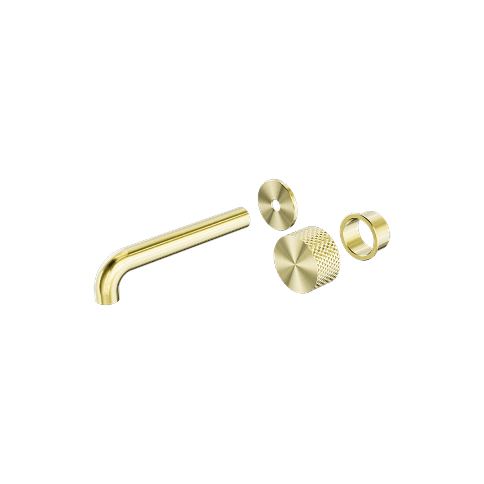 Opal Wall Basin/Bath Set 160mm Kit Brushed Gold gallery detail image