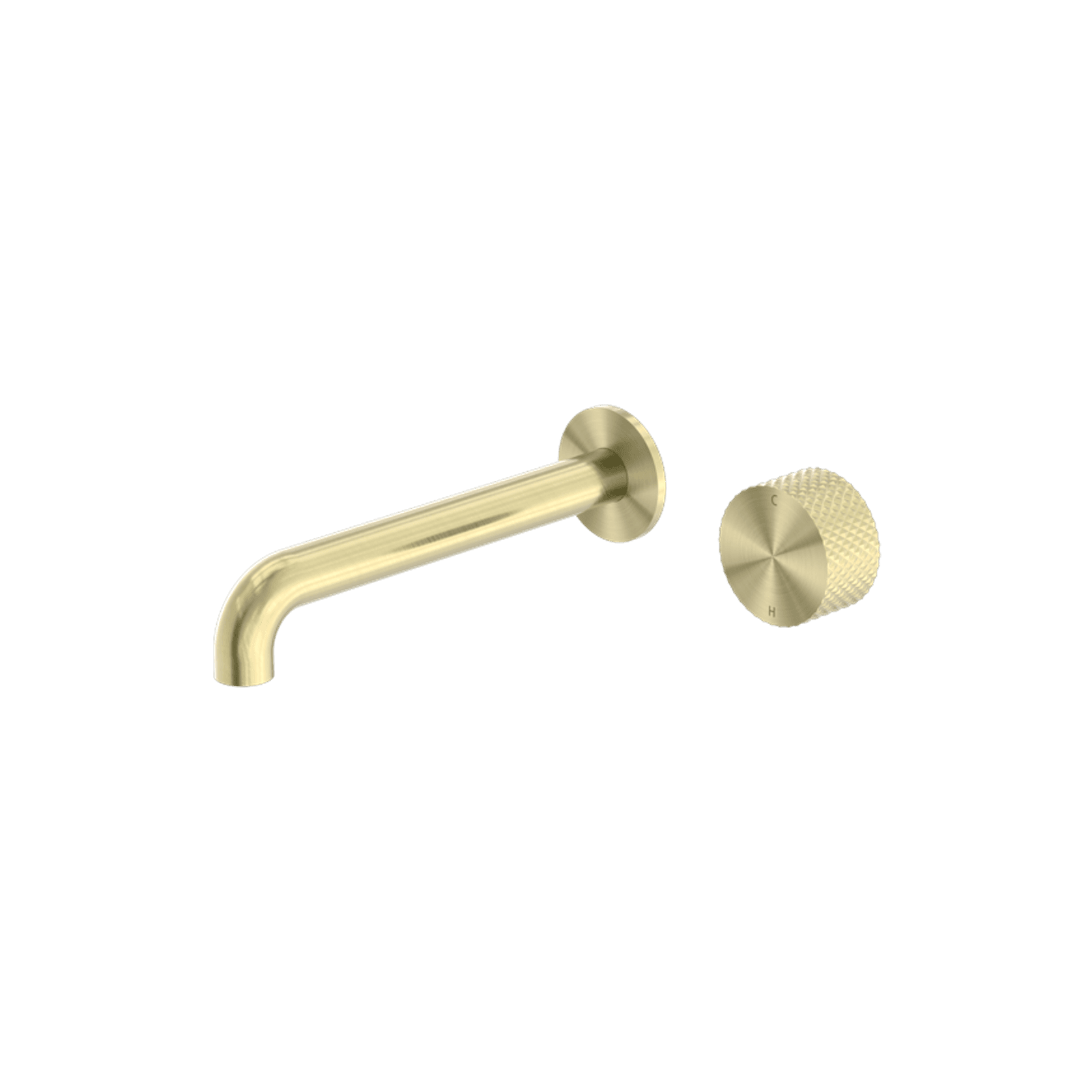 Opal Wall Basin/Bath Set 260mm Brushed Gold gallery detail image