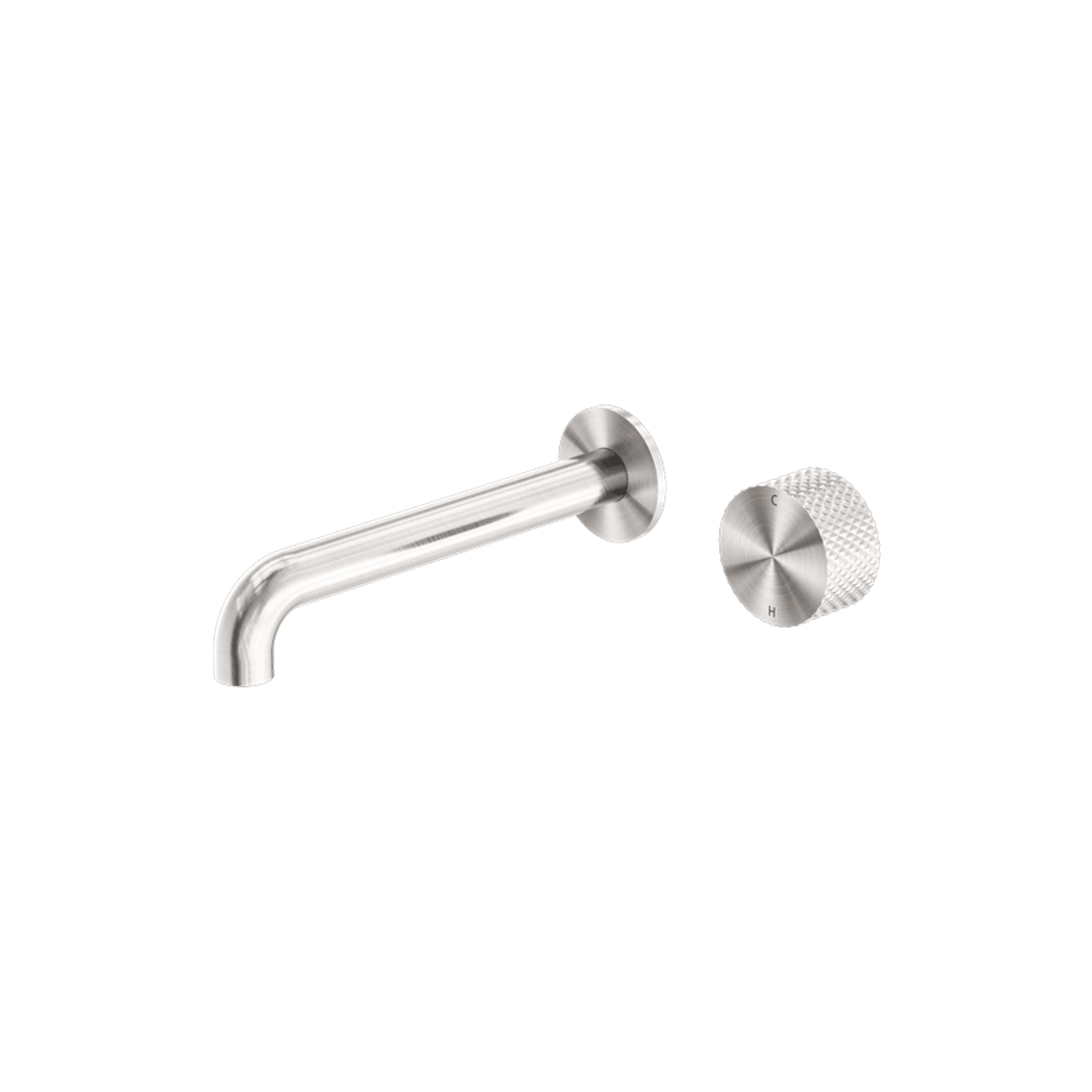 Opal Wall Basin/Bath Set 230mm Brushed Nickel gallery detail image