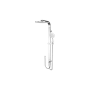 Astra Rain Round Twin Shower Double Hose Chrome gallery detail image