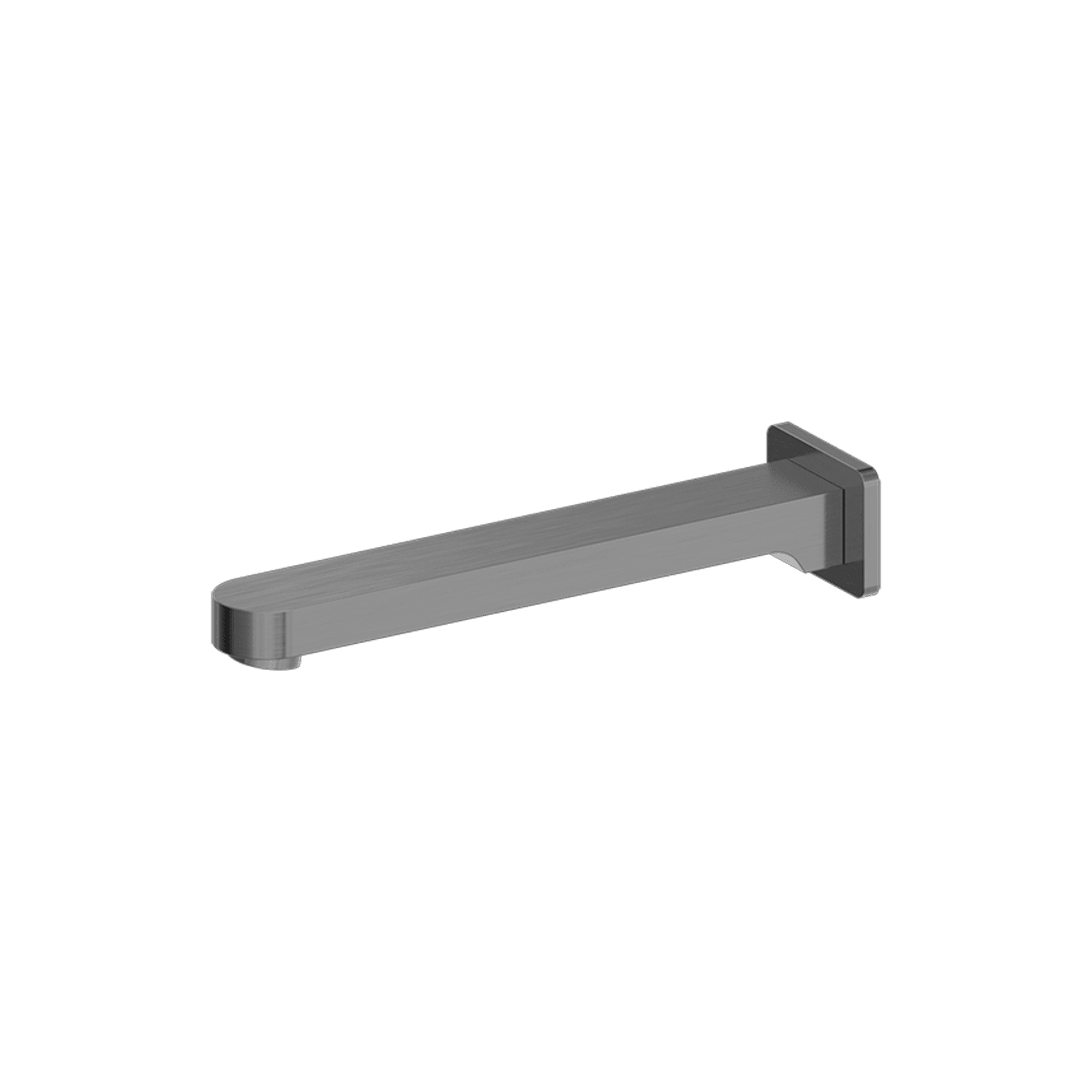 Ecco Fixed Bath Spout Only Gun Metal gallery detail image