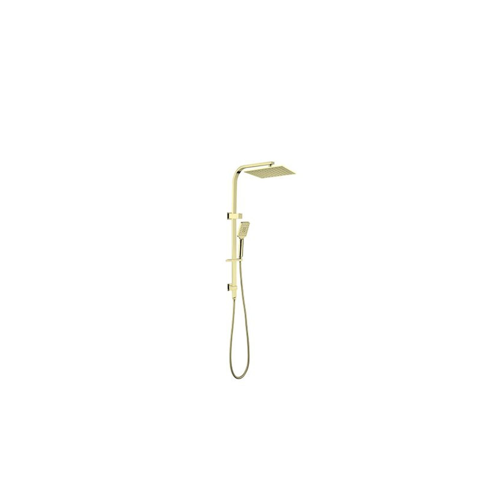 Celia Twin Shower Brushed Gold gallery detail image