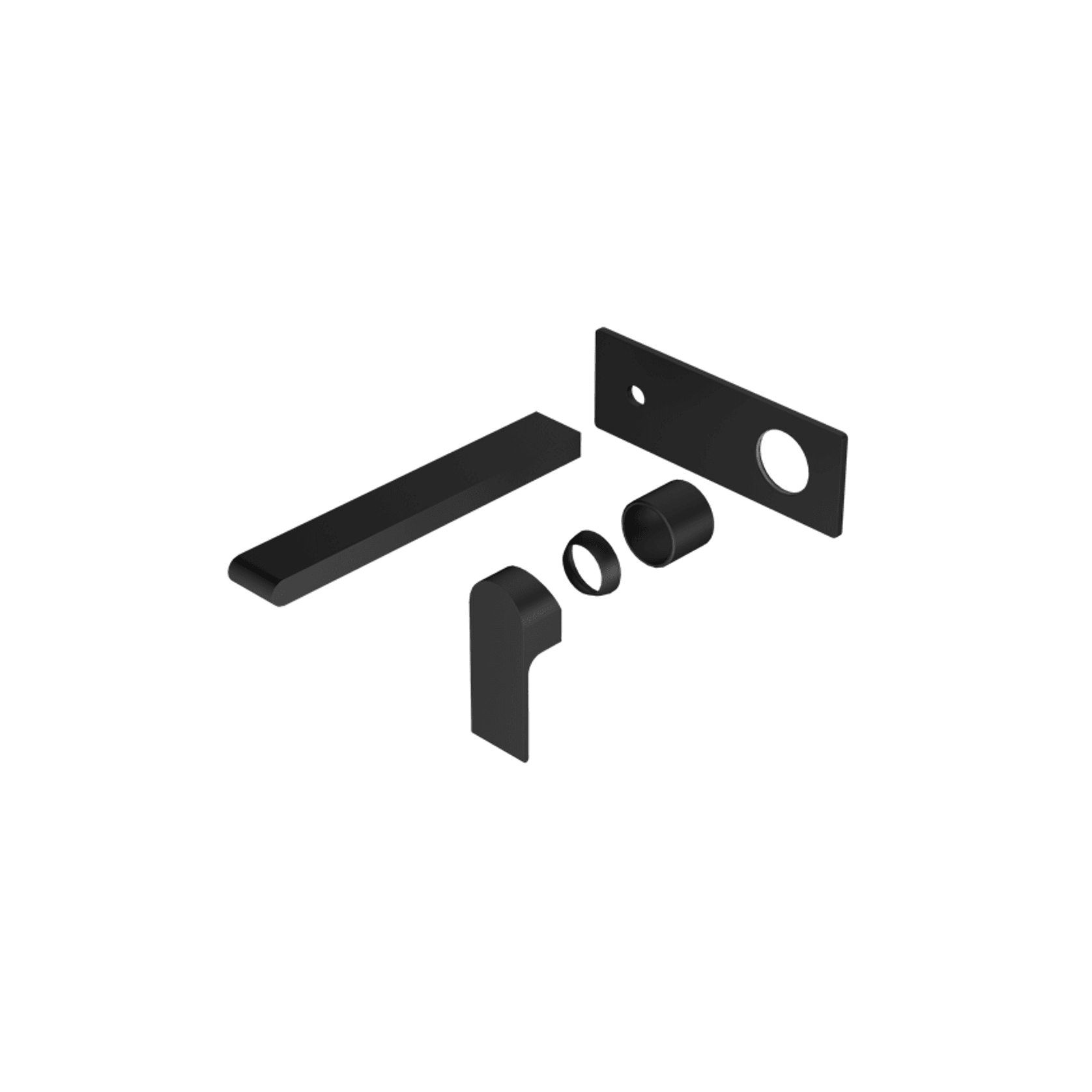 Bianca Basin/Bath Mixer 230mm Trim Kits | Matte Black gallery detail image