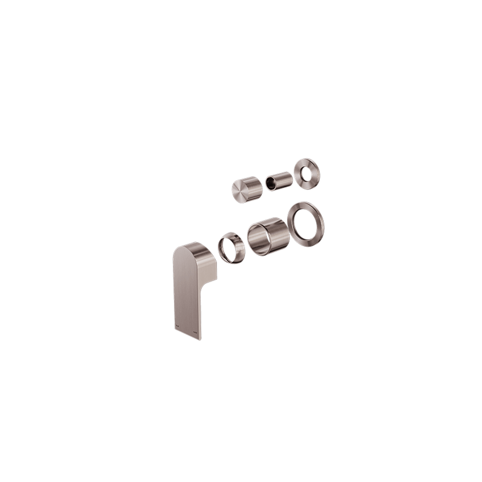 Bianca Shower Mixer & Divertor Back Plate | Brushed Bronze gallery detail image