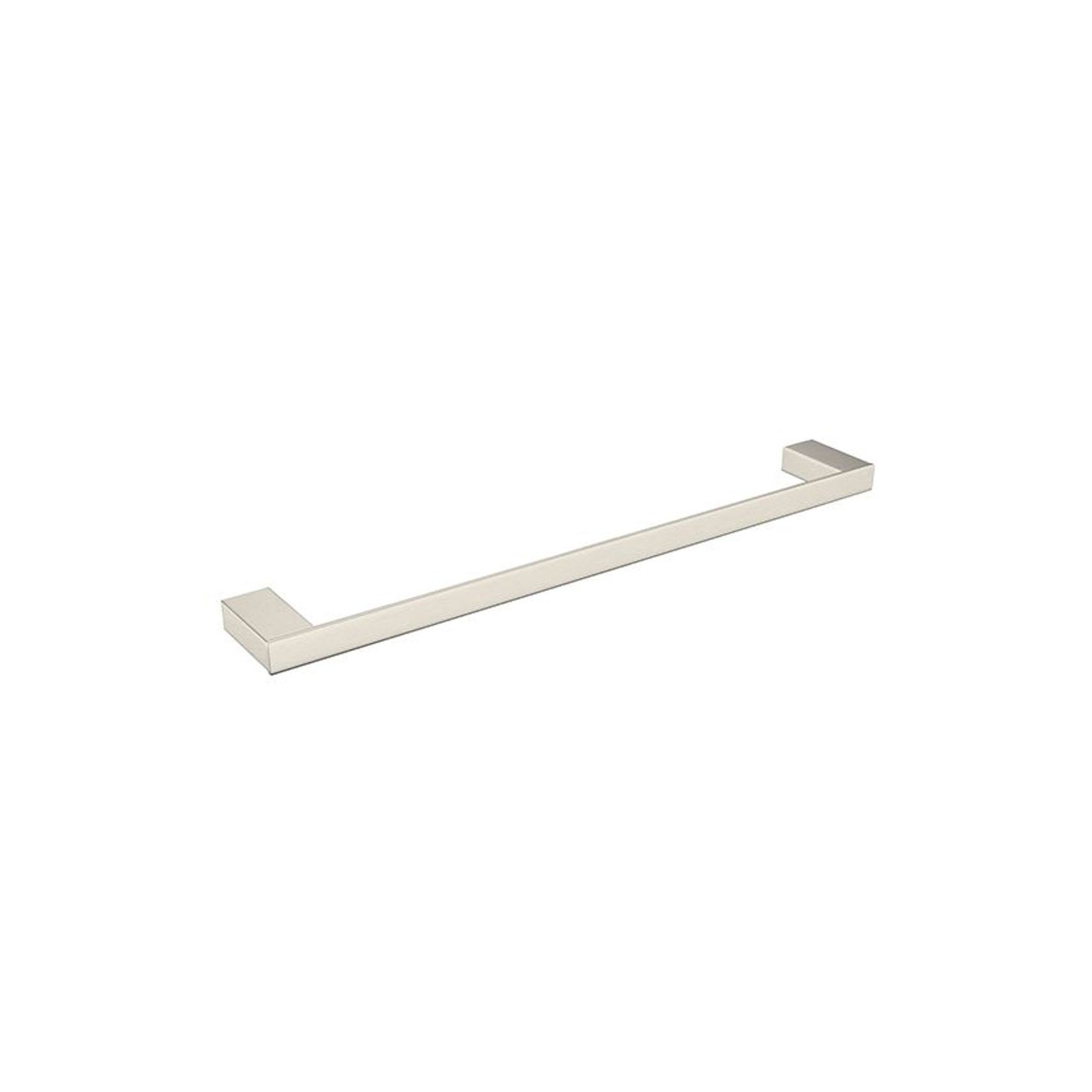 Celia Single Towel Rail 600mm Brushed Nickel gallery detail image