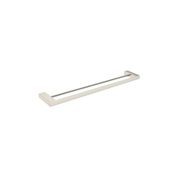 Celia Double Towel Rail 800mm Brushed Nickel gallery detail image
