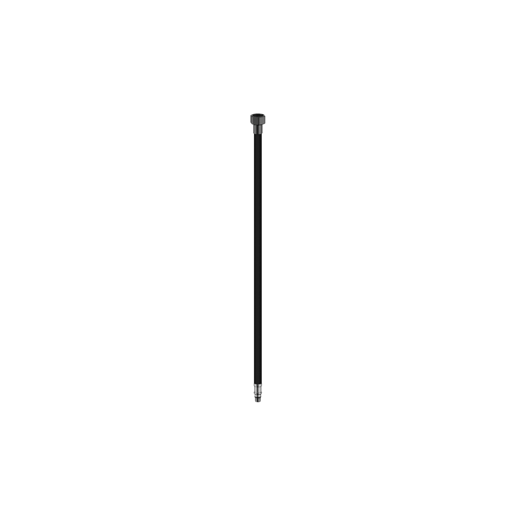 Premium Flexible Mixer Tap Hose Pair Gun Metal gallery detail image