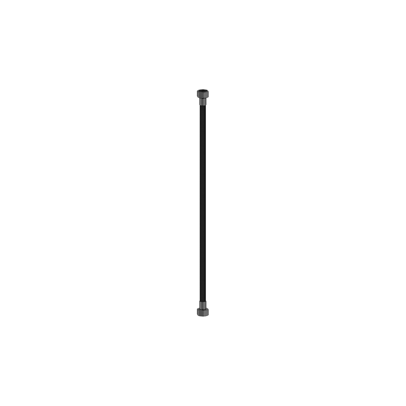 500mm Premium G1/2 Female Flixble Water  Connector Hose Gun Metal gallery detail image