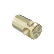 Mecca Care Make Your Own 32mm Grab Rail T Bar Bracket Brushed Gold gallery detail image
