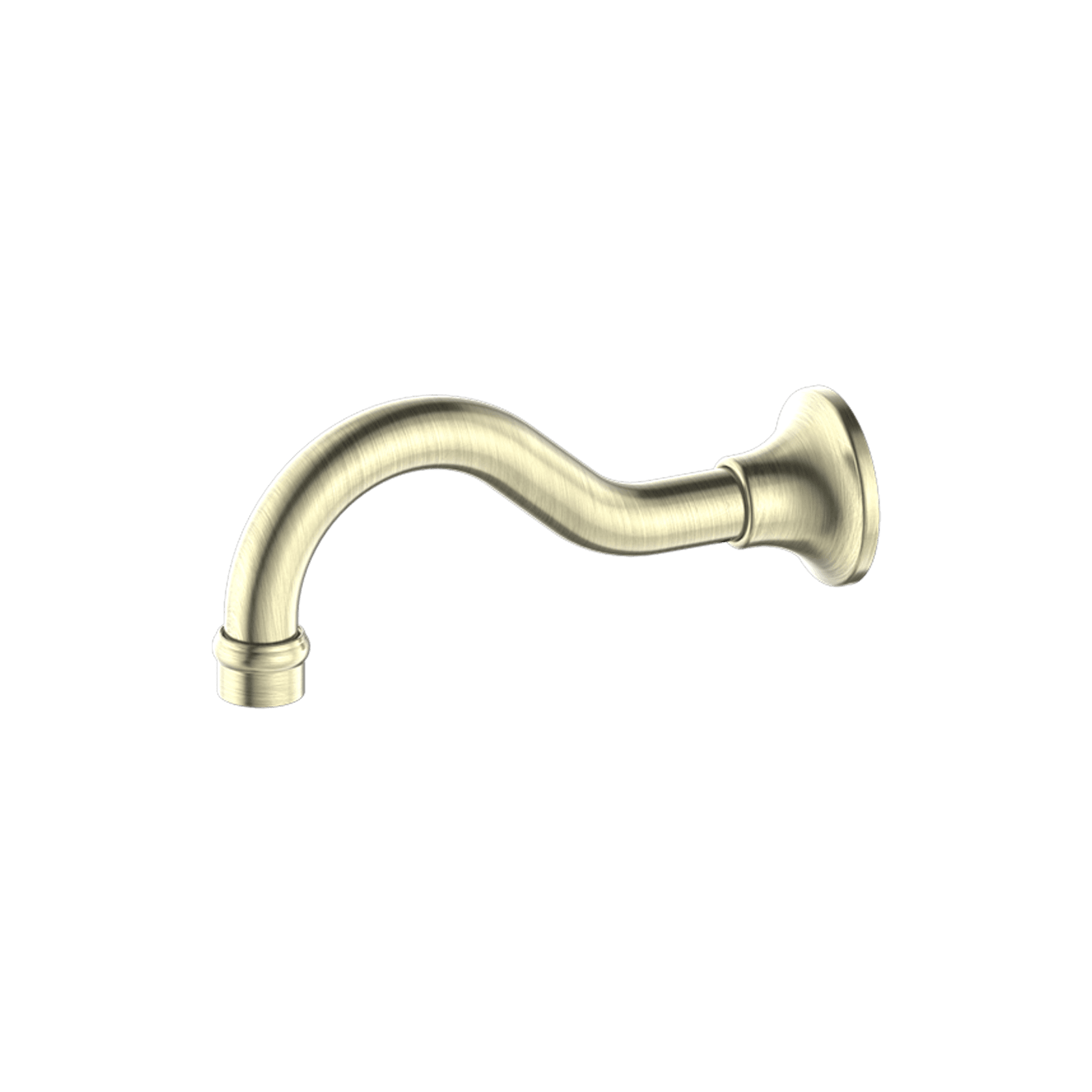 York Bath Spout Only Aged Brass gallery detail image