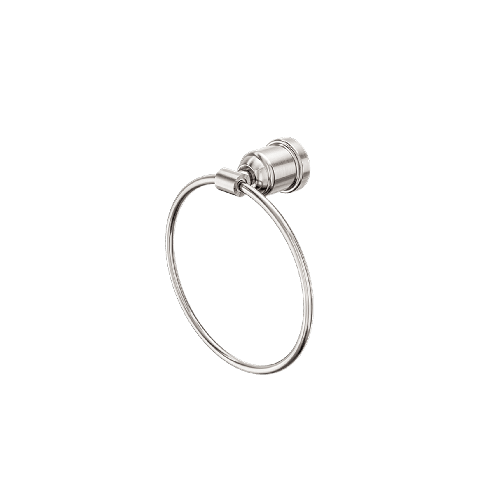 York Towel Ring Brushed Nickel gallery detail image