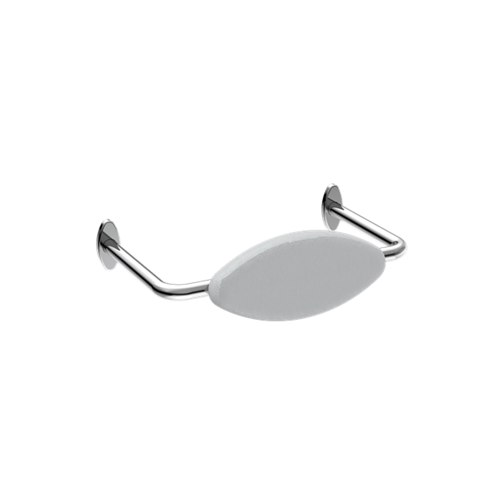 Mecca Care DDA Toilet Backrest Chrome gallery detail image