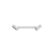 Mecca Care 25mm Footrest Corner Grab Rail 215mm Brushed Nickel gallery detail image