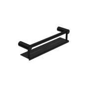 Mecca Care 25mm Grab Rail With Shelf 450mm Matte Black gallery detail image