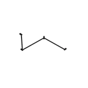 Mecca Care 32mm DDA Toilet Grab Rail Set 90 Degree Continuous 600X1065X1025mm Matte Black gallery detail image