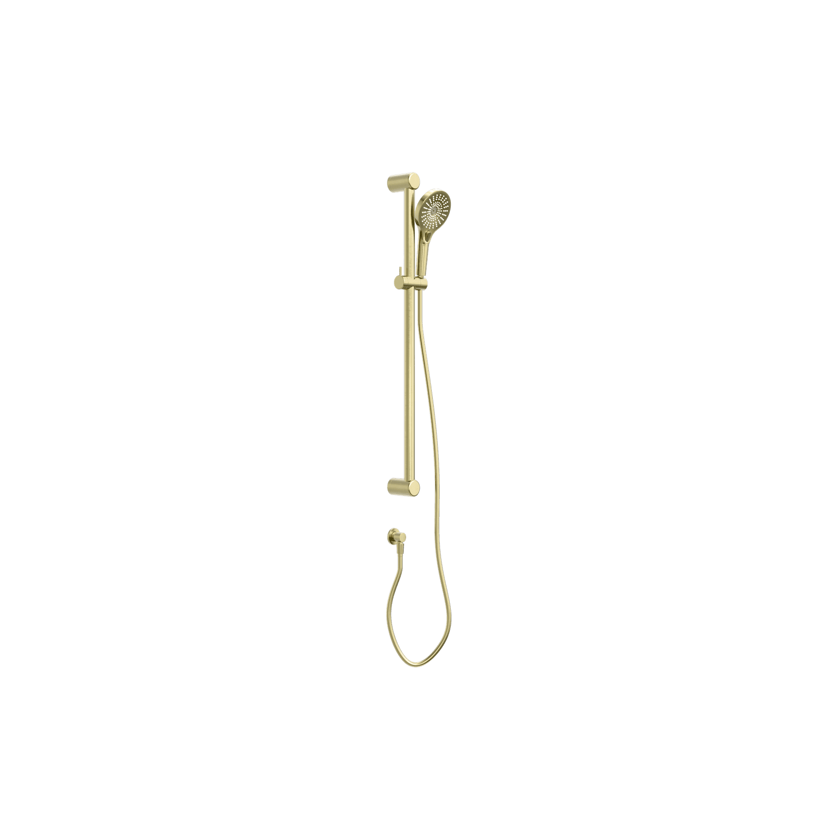 Mecca Care 32mm Grab Rail And Adjustable Shower Rail Set 900mm Brushed Gold gallery detail image