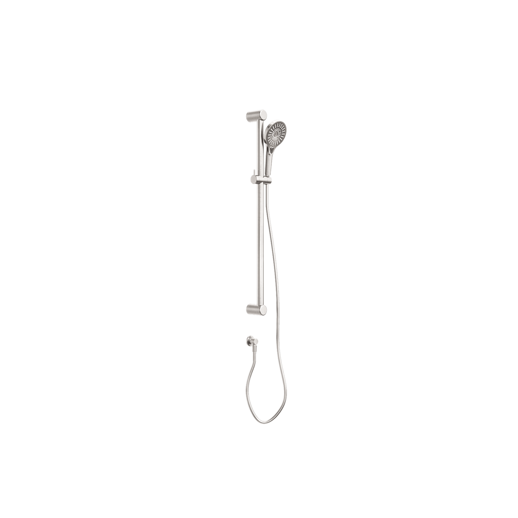 Mecca Care 32mm Grab Rail And Adjustable Shower Rail Set 900mm Brushed Nickel gallery detail image