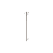 Mecca 240V Single Vertical Heated Towel Rail Brushed Nickel gallery detail image