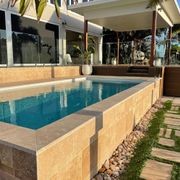 12mm Noce Travertine Tiles - Tumbled & Unfilled gallery detail image