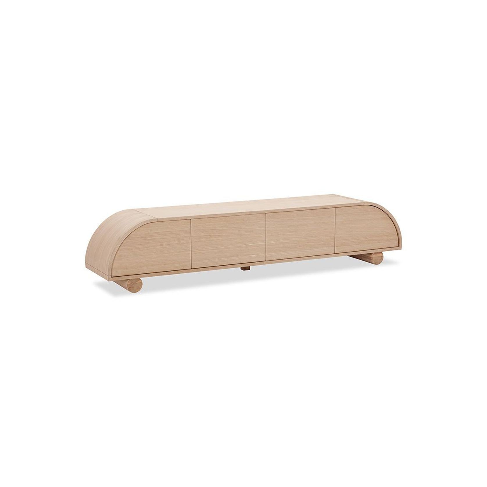 Muse Entertainment Unit 210cm - Oak gallery detail image