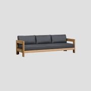 Pauanui Teak Triple Sofa gallery detail image