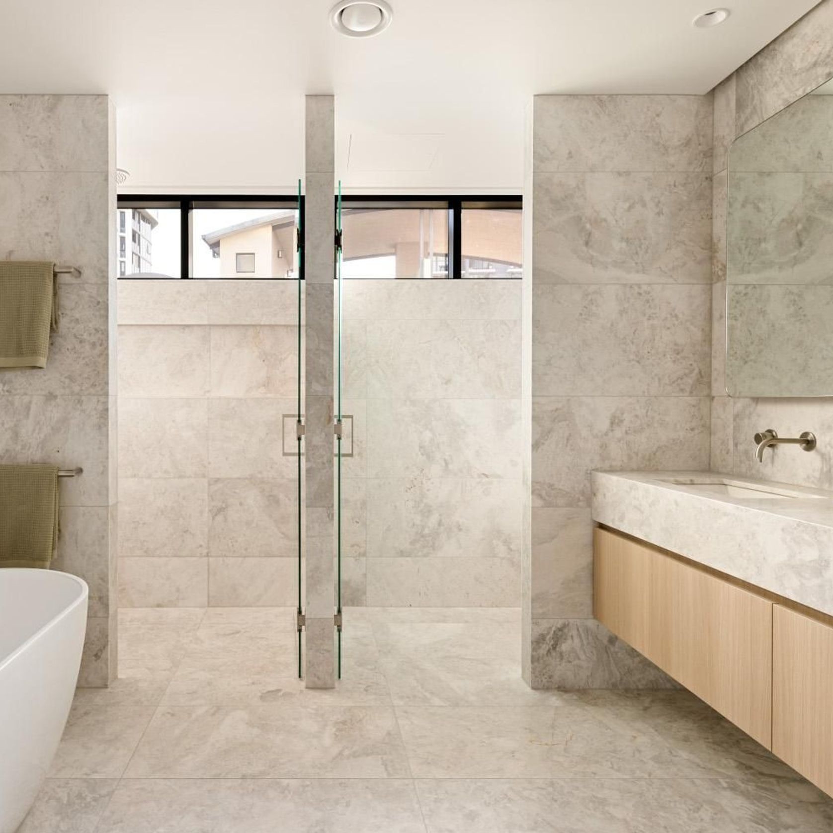 12mm Pearl Grey Tiles - Honed  - Select Grade gallery detail image