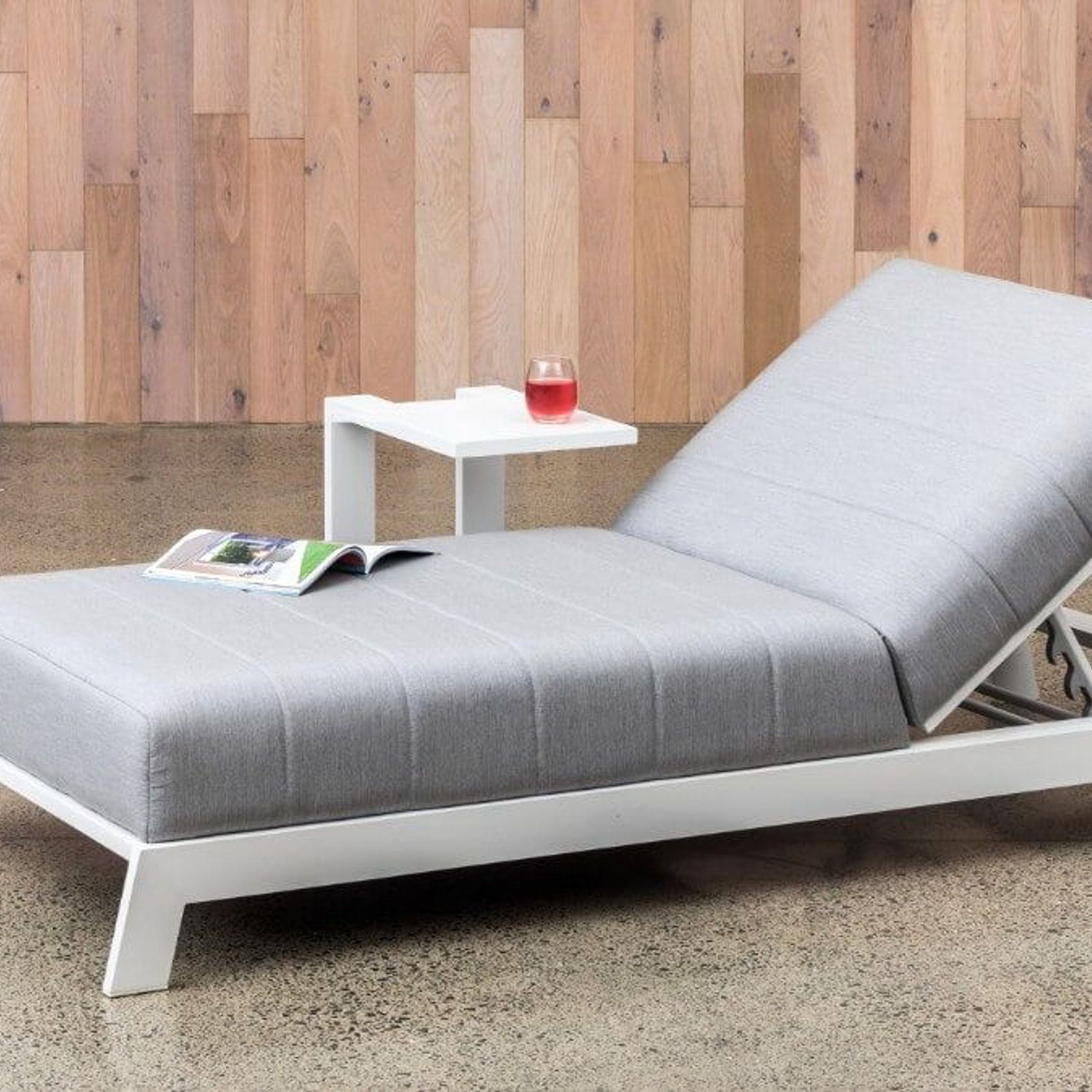Piha Lounger - White gallery detail image