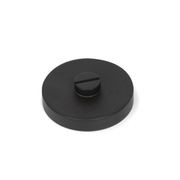 Atelier Privacy Lock With Latch - Matt Black gallery detail image