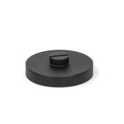 Atelier Privacy Lock With Latch - Matt Black gallery detail image