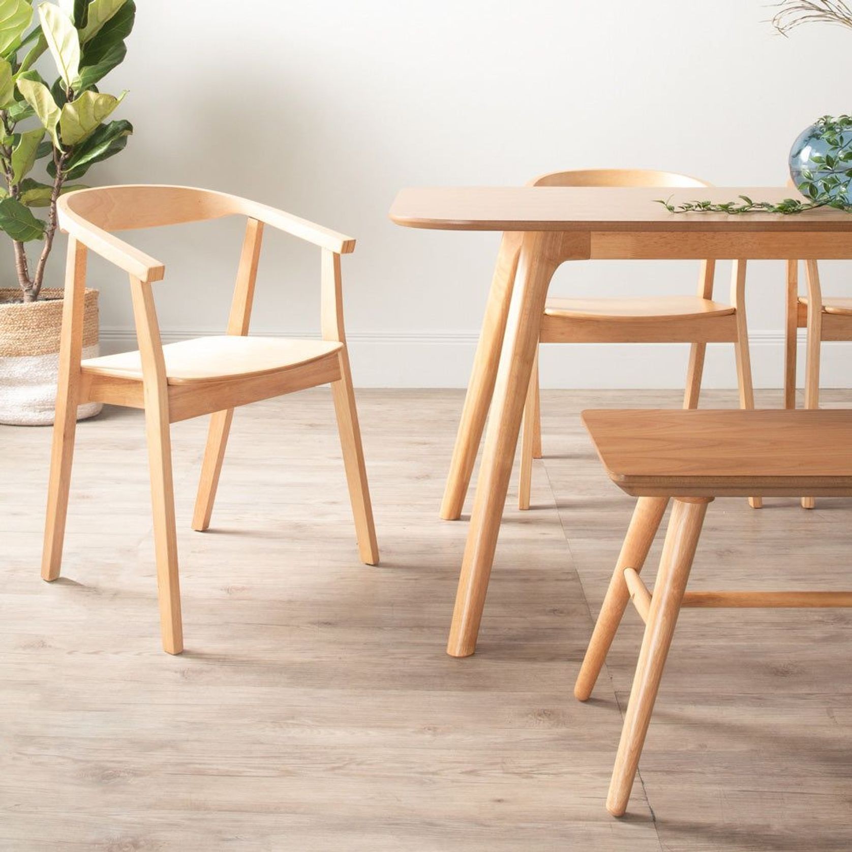 Marrim Bench 120cm  - Natural gallery detail image