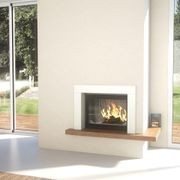 Seguin Super 9 Cast Iron Fireplace Black Line Lift Door gallery detail image